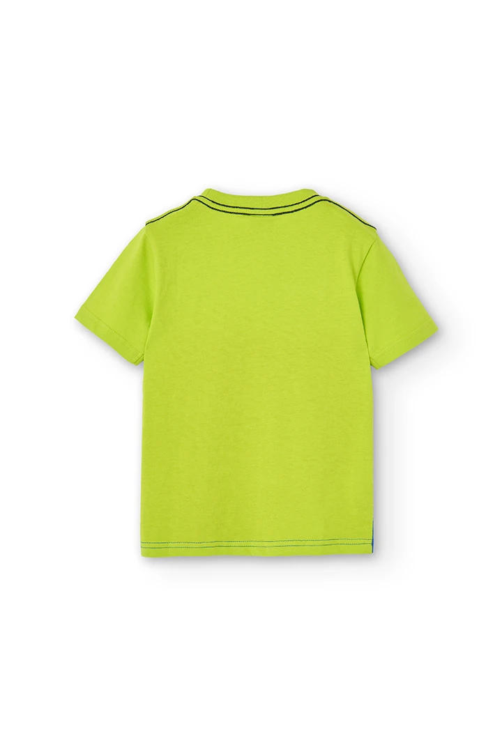 T-Shirt gestrickt mit streifen für junge
