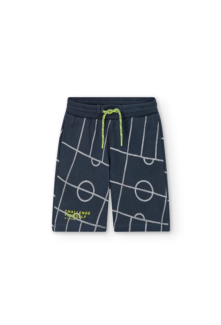 Sweat kurze hose gedruckt für junge