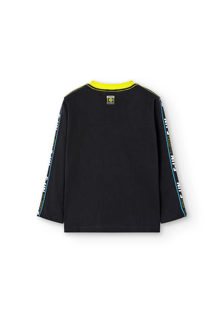 T-Shirt tricot manche longue pour garçon