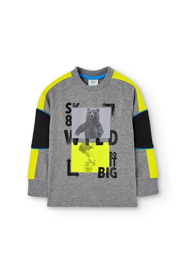 Camiseta malha para menino