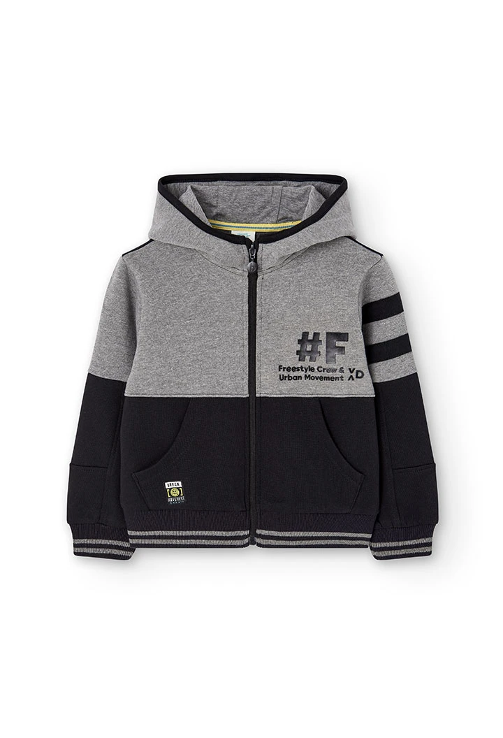 Chaqueta felpa de niño