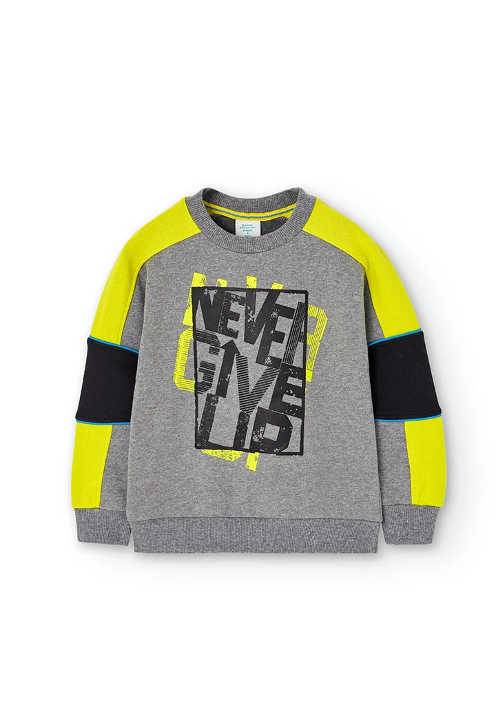 Fleece sweatshirt for boy