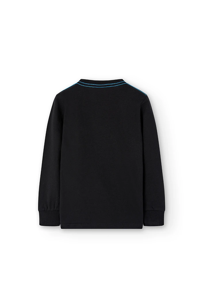 T-Shirt tricot combiné pour garçon