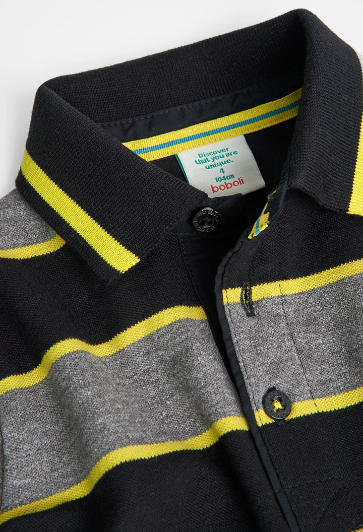 Polo à rayures pour garçon