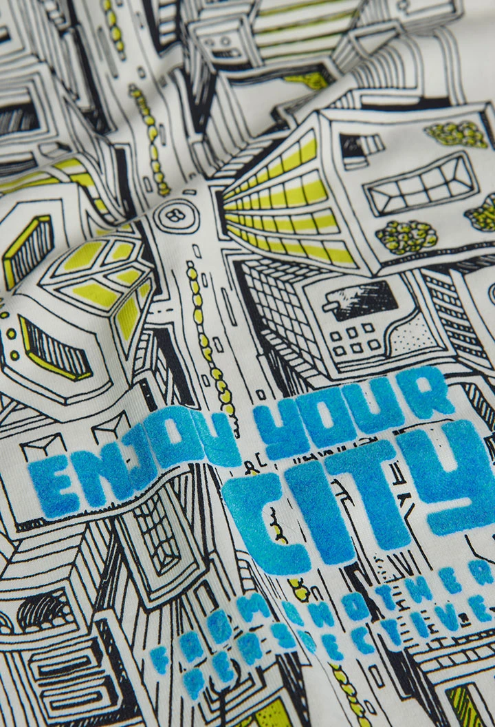 T-Shirt tricot bicolour pour garçon