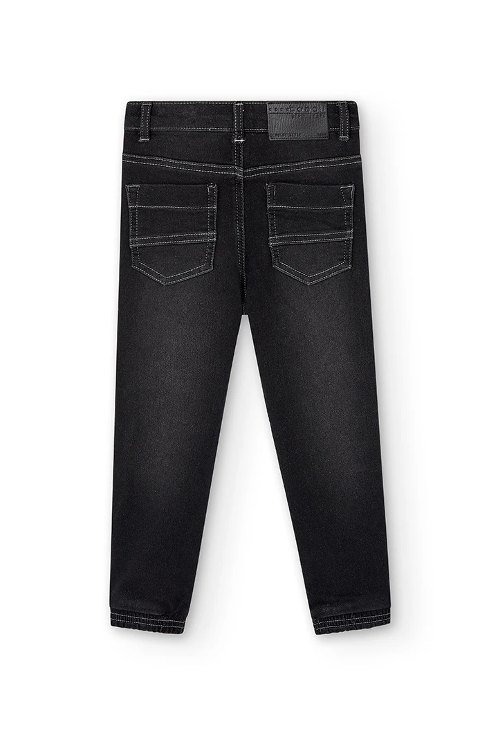 Jeans maille pour garçon -BCI