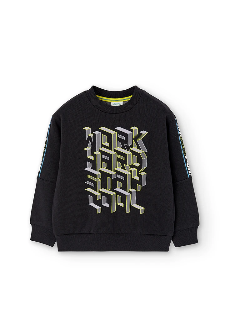 Fleece sweatshirt for boy