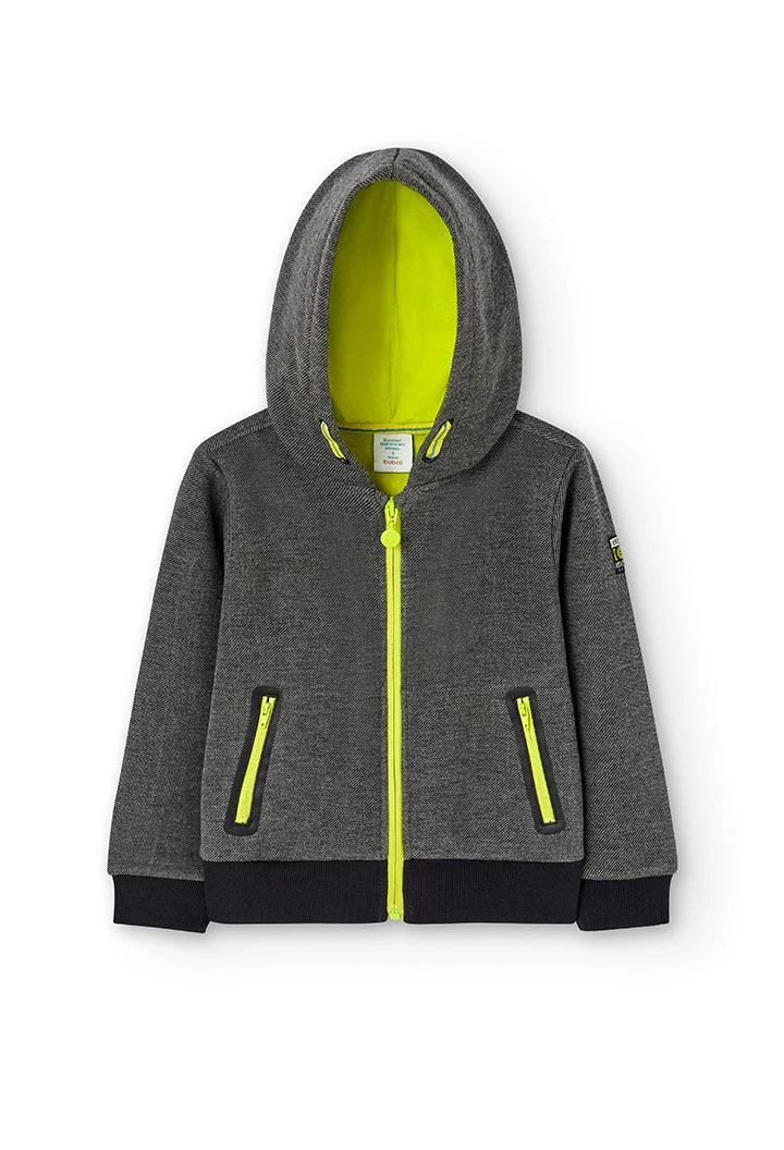 Chaqueta punto fantasía de niño gris vigoré