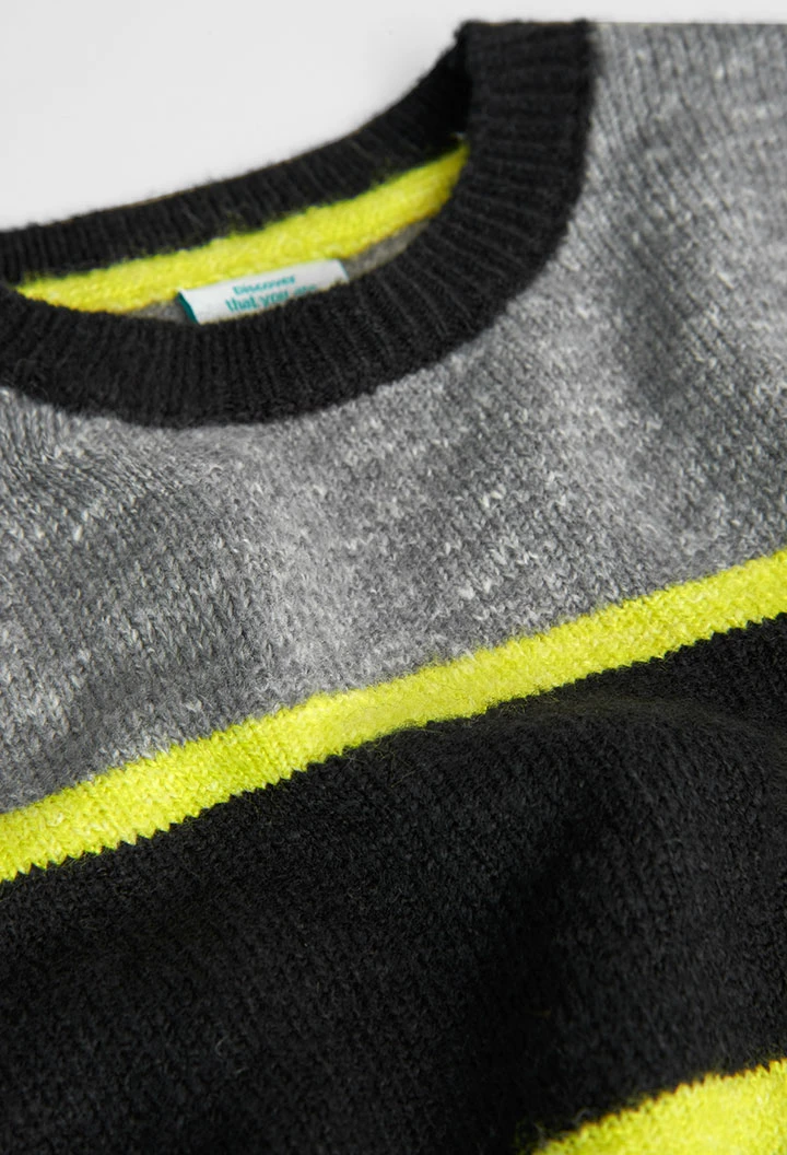 Pull à rayures pour garçon