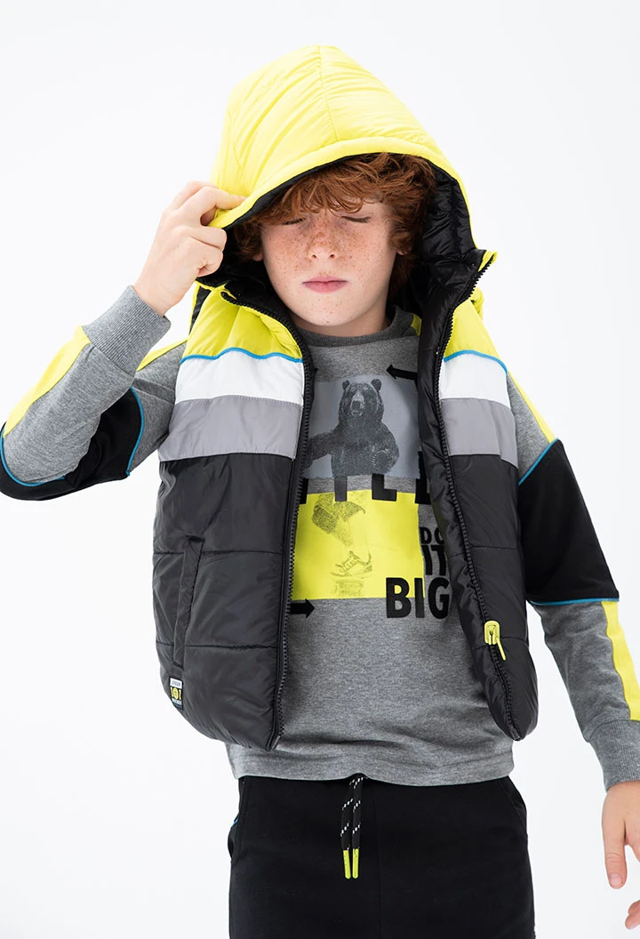 Gilet reversible pour garçon