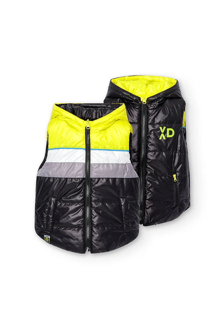Vest reversible for boy