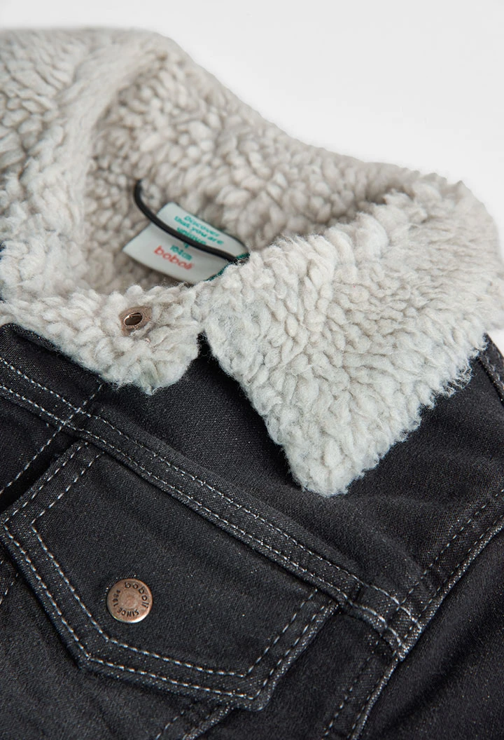Veste en jean maille pour garçon -BCI