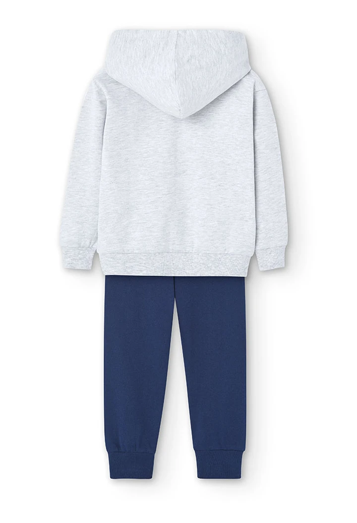 Pack tricoté pour bébé garçon en gris vigoré