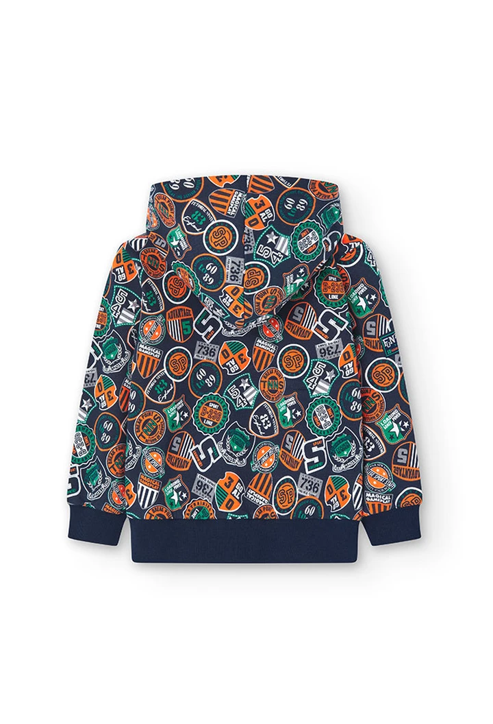 Veste molleton imprimée pour garçon