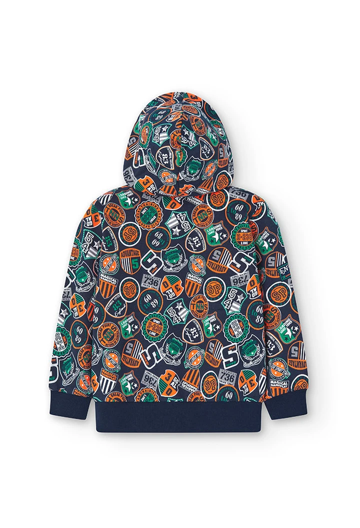 Veste molleton imprimée pour garçon