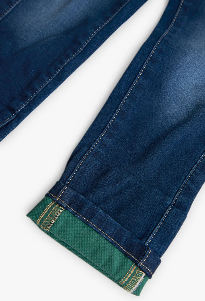 Pantalon en denim pour enfant en bleu