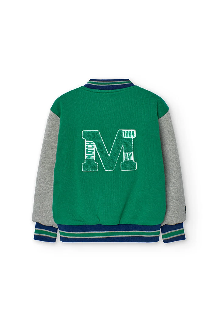 Boys\' green fleece jacket