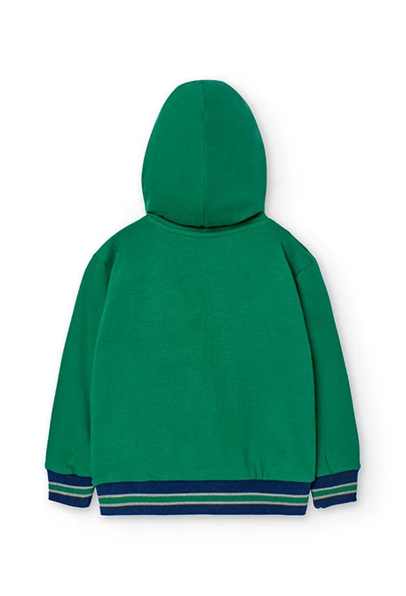 Children\'s cotton sweatshirt in green