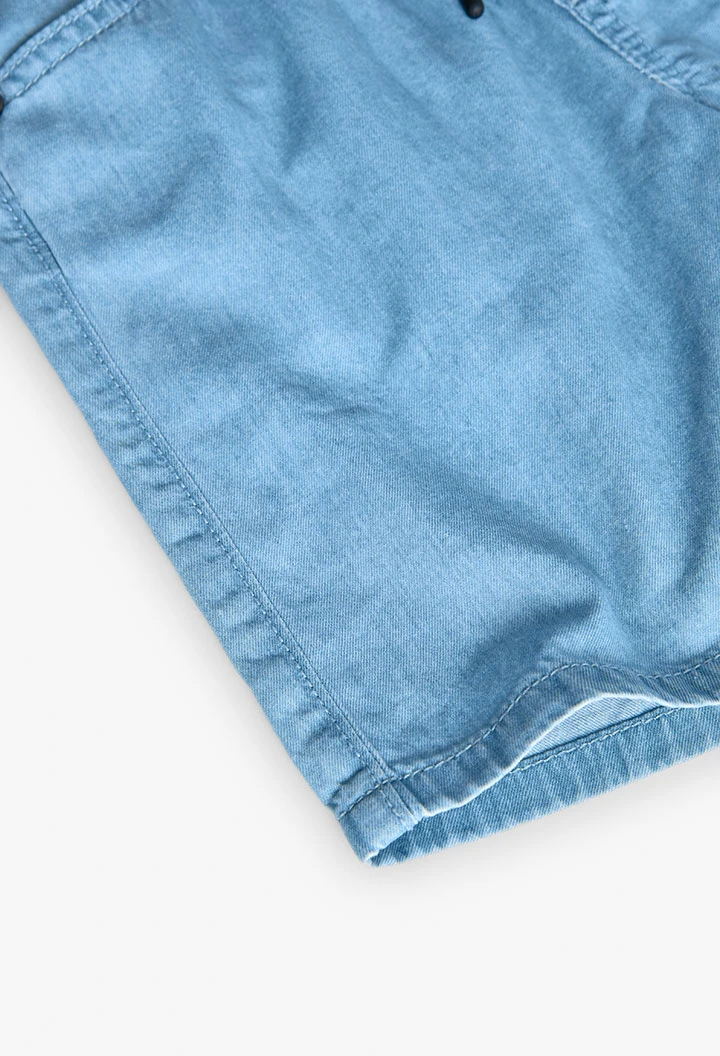 Bermudas de ganga para menino em cor bleach