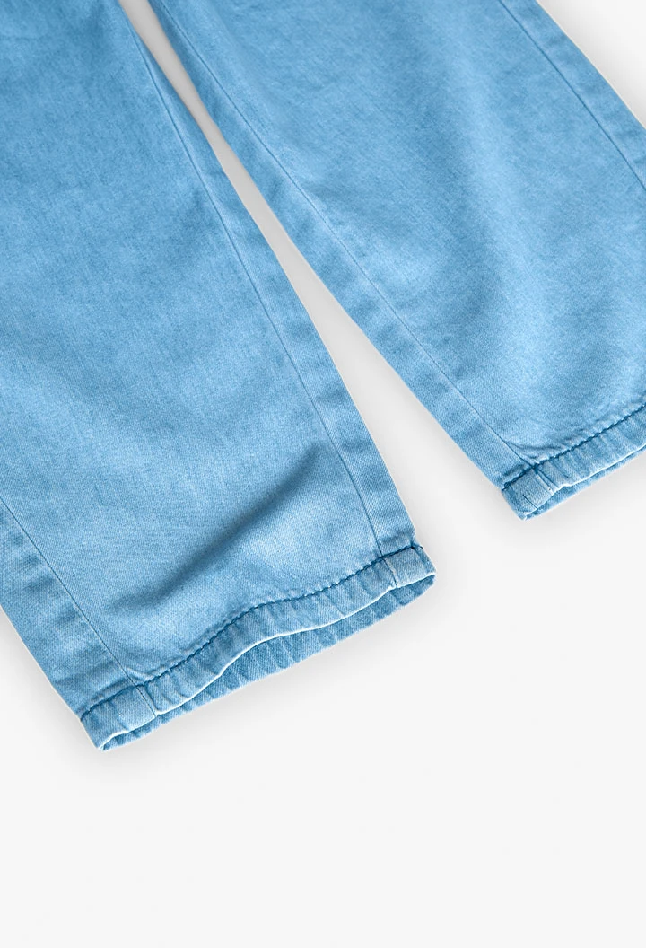 Pantaloni di denim per bambino in colore bleach