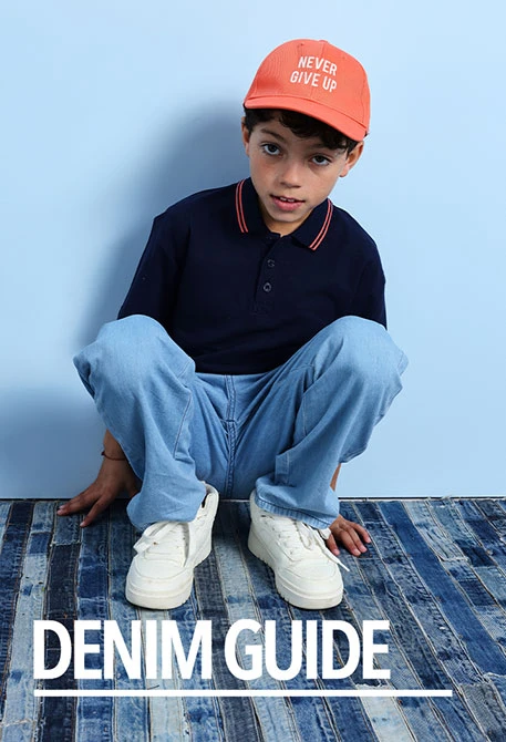 Pantaloni di denim per bambino in colore bleach