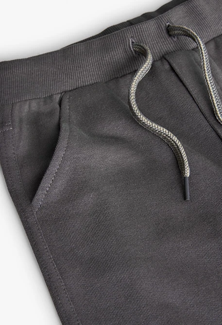 Grey fleece set for boy