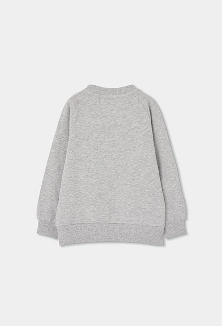 Sweatshirt de felpa criança cinza