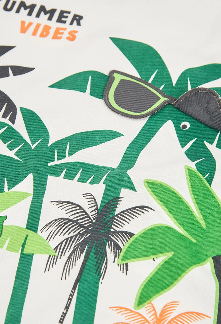 Boys? palm tree print t-shirt
