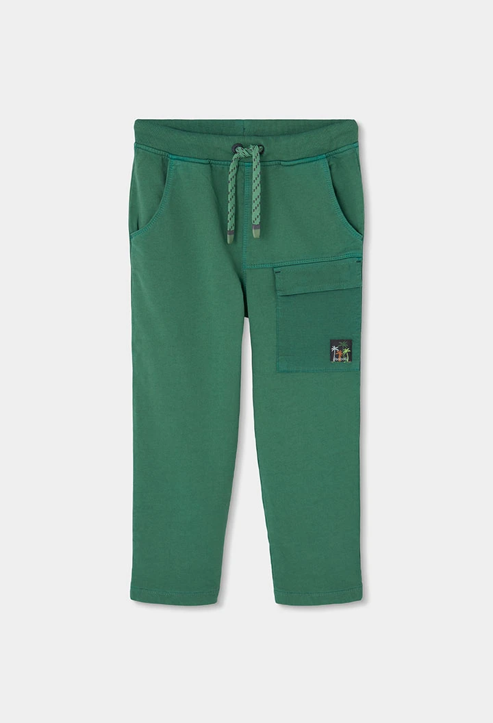 Green children?s trousers