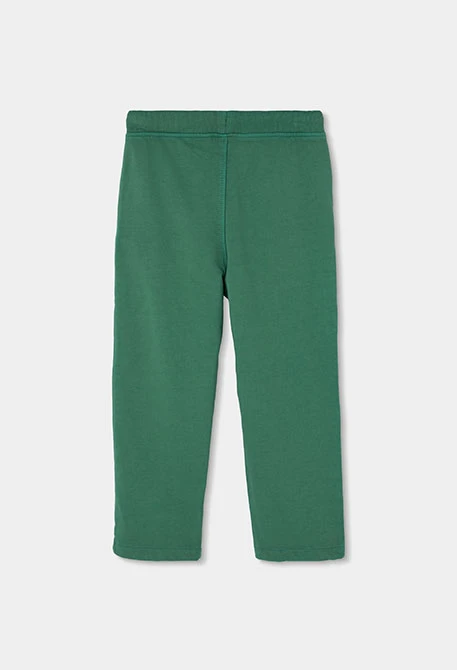 Calças verdes para menino