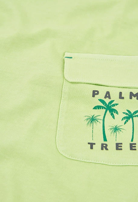 Camisola criança algodão em verde