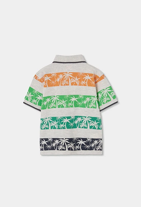 Polo cotó estampat nen