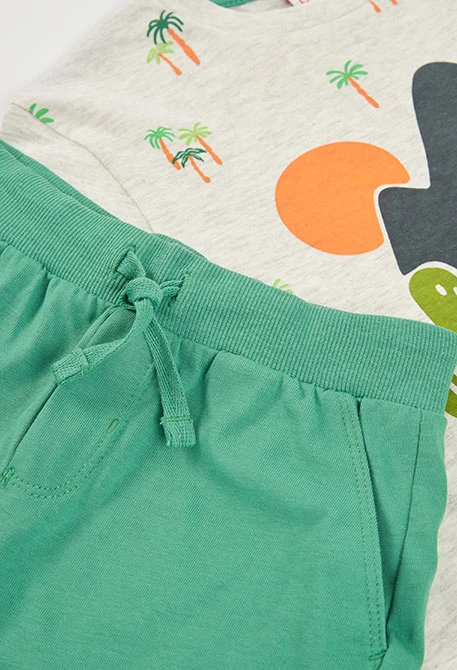 Set bambino maglietta e pantalone di cotone