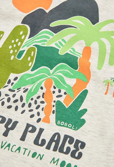 Ensemble enfant t-shirt et pantalon en coton