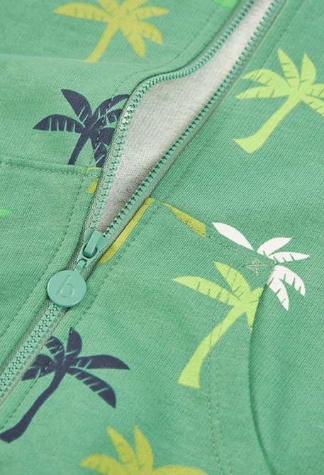 Child?s jacket in palm green