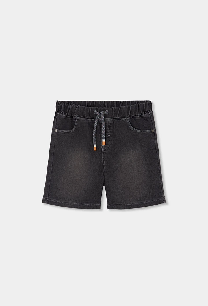 Bermudas jeans cinza