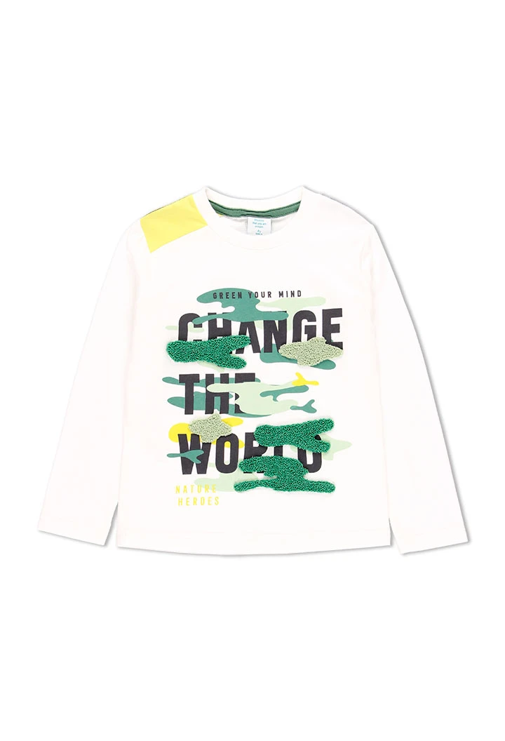 T-Shirt tricot pour garçon - organique