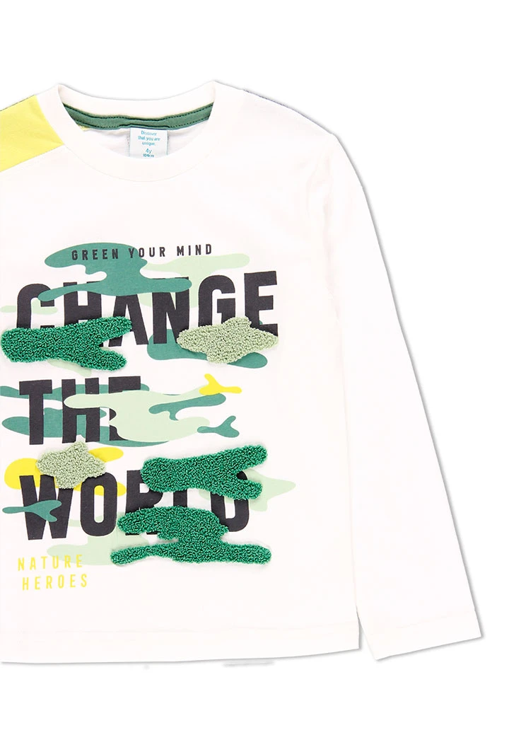 T-Shirt tricot pour garçon - organique