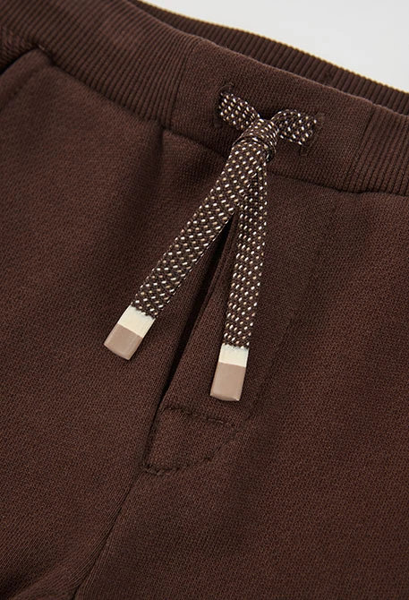 Braune Cargo-Plüschhose für Jungen