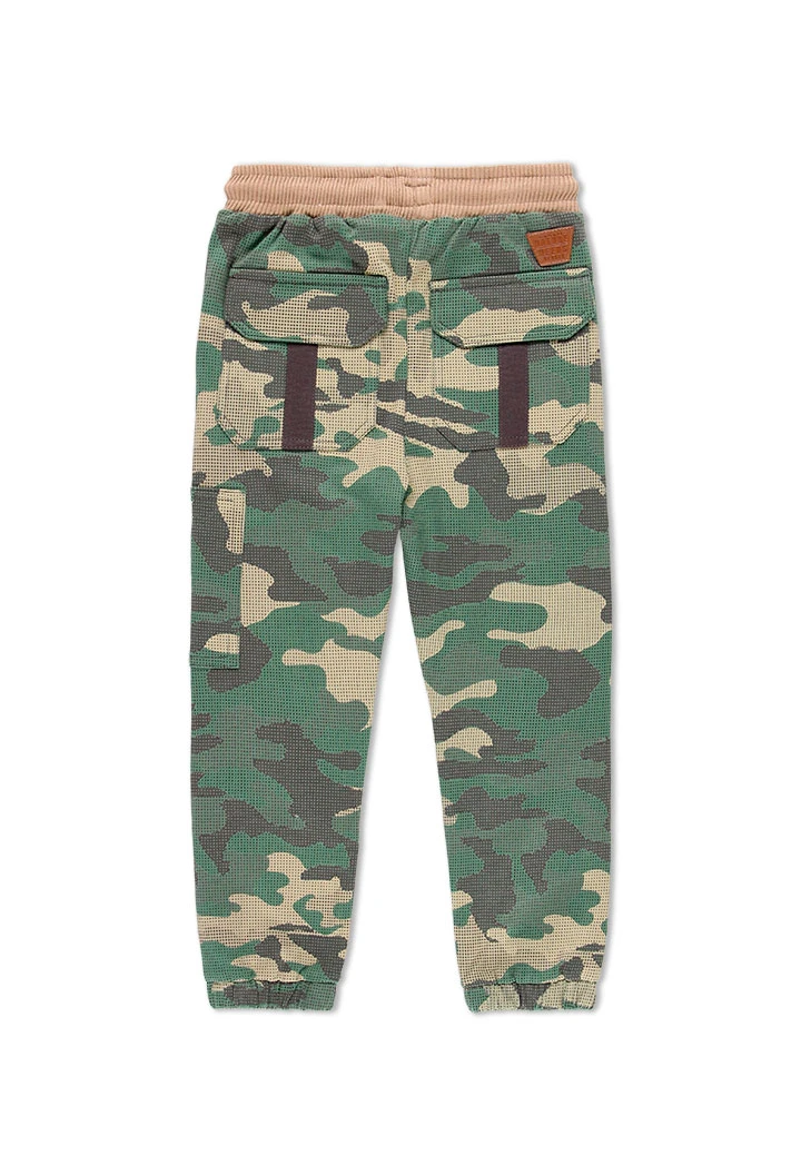 Pantalon en molleton camouflage pour garçon