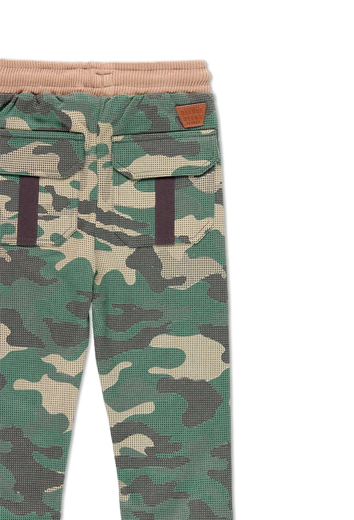 Pantalon en molleton camouflage pour garçon