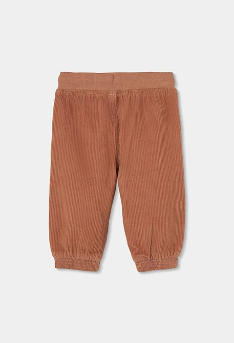 Kordhose für Jungen in Orange mit Taschen