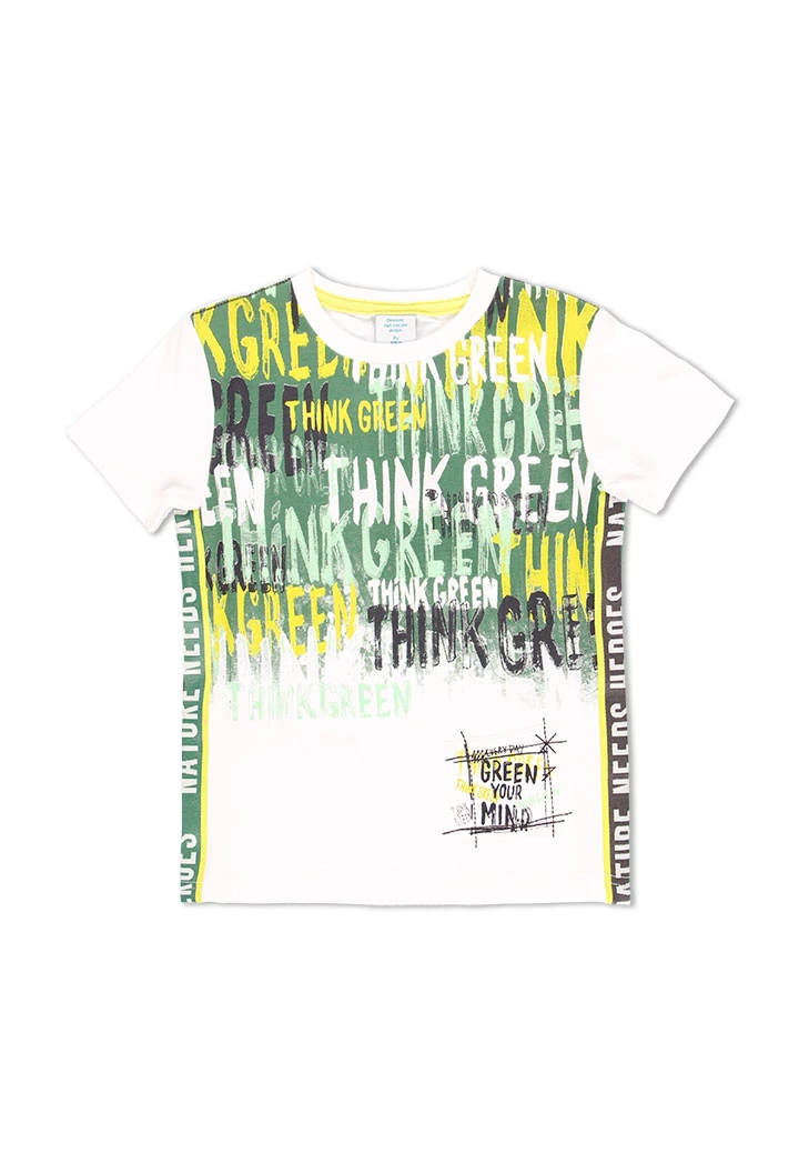 T-Shirt tricot imprimée pour garçon