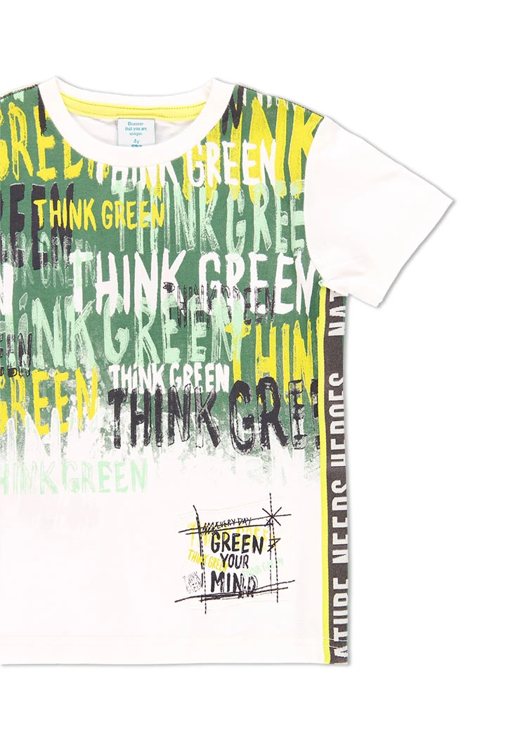 T-Shirt tricot imprimée pour garçon
