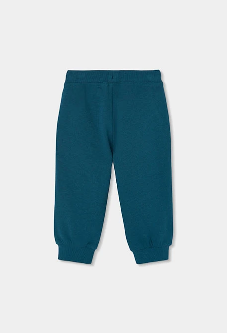 Conjunto de felpa menino bege estampado Nature