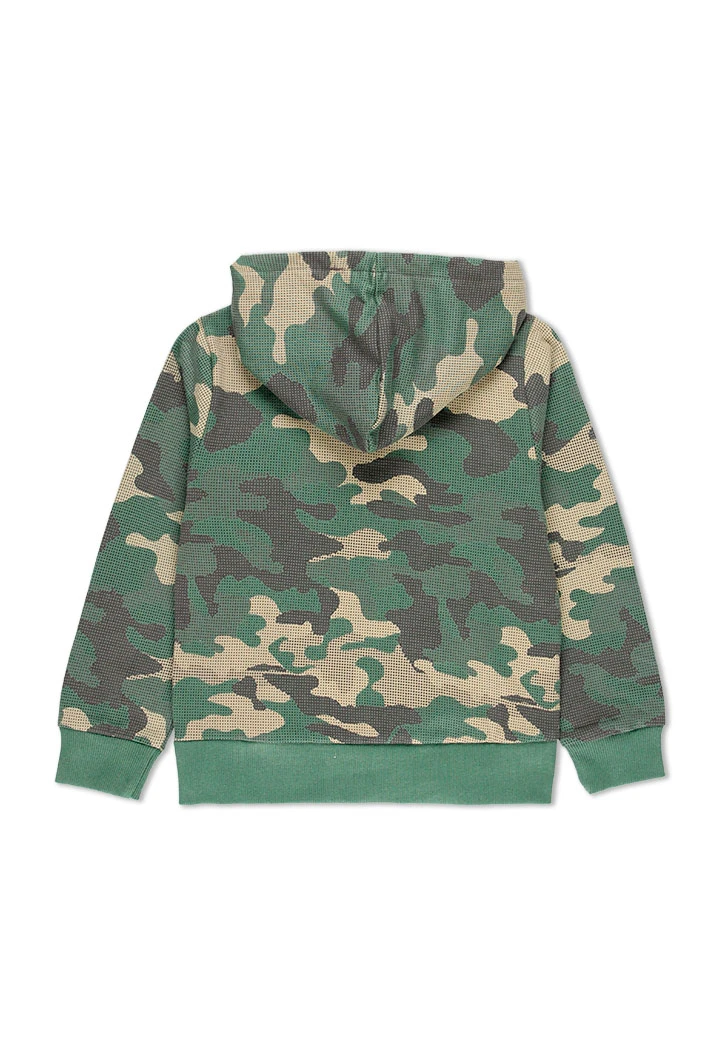 Veste en molleton camouflage pour garçon