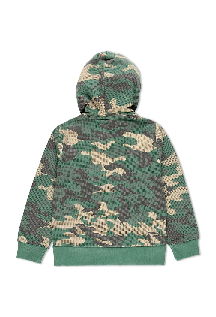 Veste en molleton camouflage pour garçon