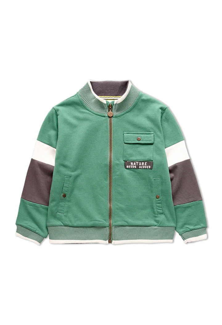 Veste en molleton avec bandes pour garçon
