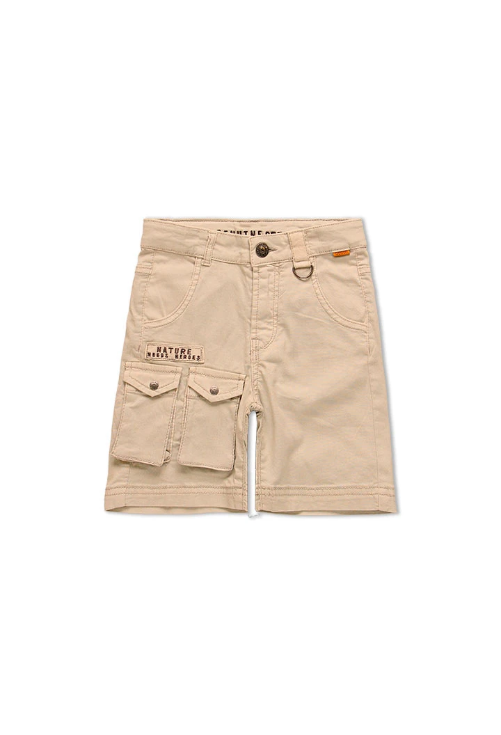 Bermuda en toile impermeable stretch pour garçon