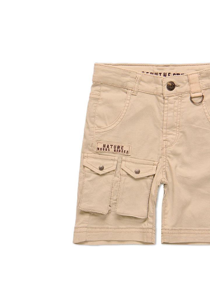 Bermuda en toile impermeable stretch pour garçon